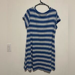 Vineyard Vines Navy and White Striped Mini Dress